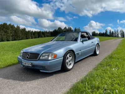 Usata Mercedes SL300 231 CV (169 kW) 1992 Blu Cabrio
