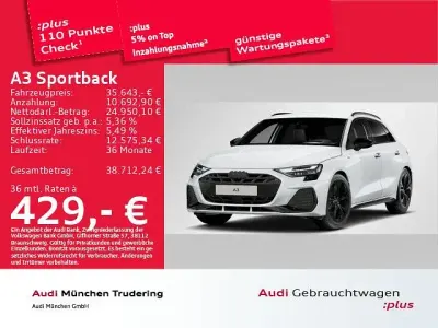 Gebraucht Audi A3 S-Line 116 PS (85 kW) 2025 Weiß Limousine