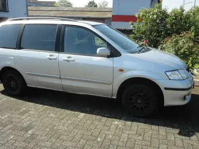 Gebraucht Mazda MPV Comfort 141 PS (103 kW) 2003 Silber Van / Kleinbus