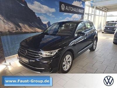 Schwarz perleffekt Gebraucht 2022 VW Tiguan Elegance SUV | 33.400 € (Guter Preis)