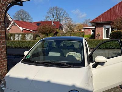 Gebraucht Fiat 500 Lounge 69 PS (50 kW) 2008 Weiß Kleinwagen