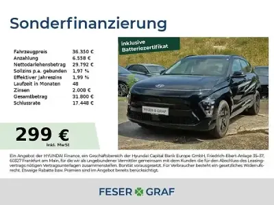 Neu Hyundai Kona Select 150 kW (204 PS) 2026 Abyss black SUV
