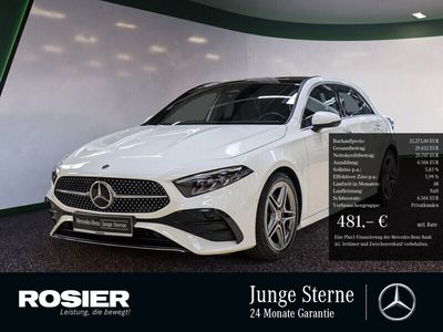 Gebraucht Mercedes A200 Advanced Plus 163 PS (119 kW) 2024 Weiss / polarweiß Limousine