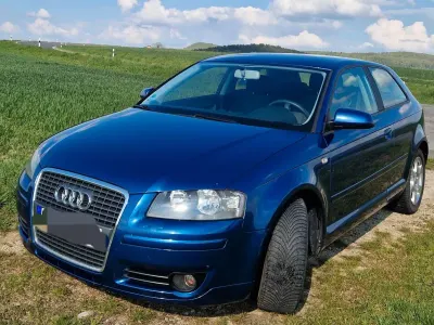 Second-hand Audi A3 Attraction 105 CP (77 kW) 2006 Albastru Hatchback