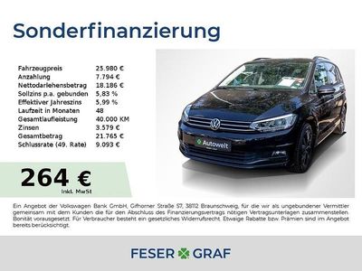 Deep black perleffekt Gebraucht 2022 VW Touran Comfortline Van / Kleinbus | 25.980 € (Fairer Preis)