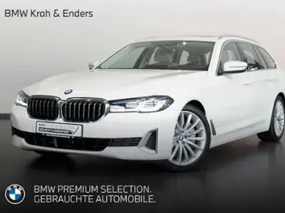 Brugt BMW 540 Luxury Line 340 HK (250 kW) 2022 Hvid Stationcar