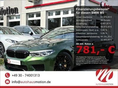 Second-hand BMW M5 Competition Edition 625 CP (459 kW) 2019 Verde Berlinǎ