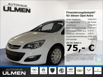 Gebraucht Opel Astra Selection 116 PS (85 kW) 2015 Weiss Limousine