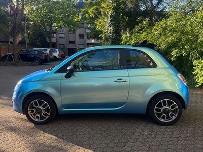 Second-hand Fiat 500C Lounge 69 CP (50 kW) 2011 Albastru Cabrio