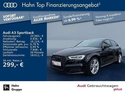 gebraucht Audi A3 Sportback 30TFSI S-Line LED Navi Sitzh Einparkh