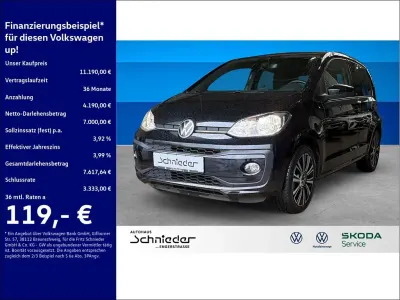 Gebraucht VW up! Active 65 PS (47 kW) 2022 Schwarz Kleinwagen