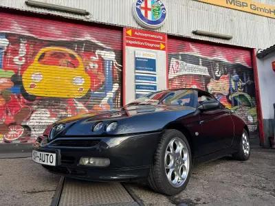 Gebraucht Alfa Romeo Spider 150 PS (110 kW) 2002 Schwarz rockabilly/pergusa/bod Cabrio