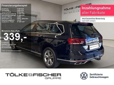 Second-hand VW Passat R-line 150 CP (110 kW) 2023 Negru Break