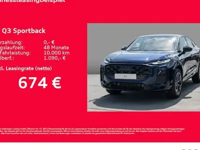 Neu Audi Q3 Sportback Ambiente 272 PS (200 kW) 2026 Blau SUV