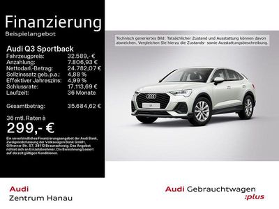 Silber Gebraucht 2023 Audi Q3 Sportback Performance SUV | 32.589 € (Superpreis)