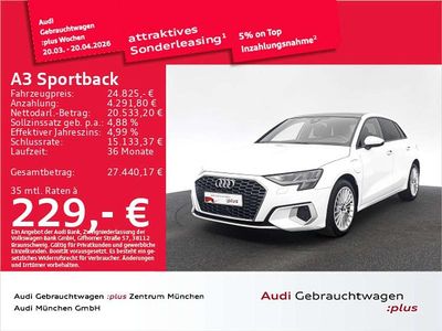 Gebraucht Audi A3 Advanced 204 PS (150 kW) 2022 Ibisweiß Limousine