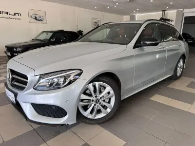 Gebraucht Mercedes C220 AMG line 170 PS (125 kW) 2017 Silber Kombi