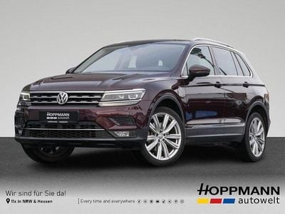 Crimson red metallic Gebraucht 2018 VW Tiguan Highline SUV | 23.490 € (Fairer Preis)