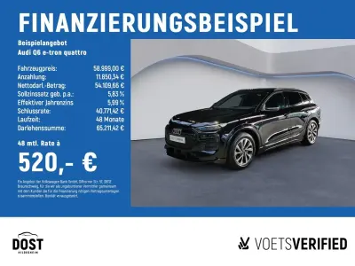 Gebraucht Audi Q6 e-tron S-Line 284 kW (387 PS) 2024 Schwarz SUV