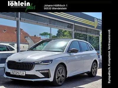 Gebraucht Skoda Scala Monte Carlo 150 PS (110 kW) 2025 Weiß Kleinwagen