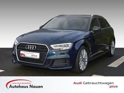 Gebraucht Audi A3 Sportback S-Line 150 PS (110 kW) 2017 Blau metallic Kleinwagen