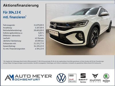 Gebraucht VW Taigo R-line 116 PS (85 kW) 2025 Pure white uni SUV