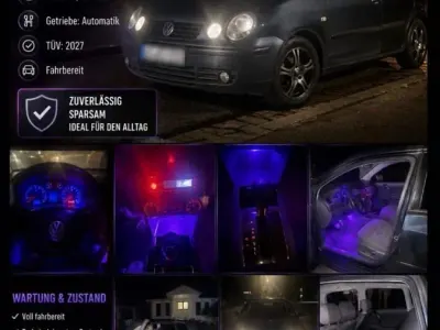 Gebraucht VW Polo 2003 Blau Kleinwagen