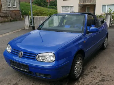 Gebraucht VW Golf Cabriolet 75 PS (55 kW) 1998 Blau Cabrio