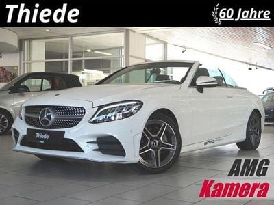 Gebraucht Mercedes C180 AMG line 156 PS (114 kW) 2019 Polarweiss Cabrio