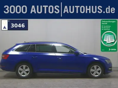 Gebraucht Skoda Superb Ambition 150 PS (110 kW) 2021 Blau Kombi