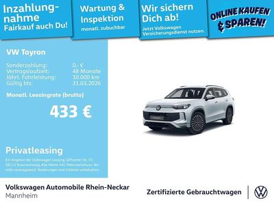 Gebraucht VW Tayron Life 150 PS (110 kW) 2025 Grau SUV