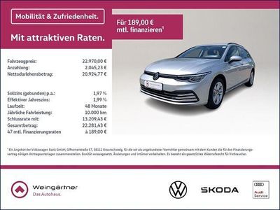 Używany VW Golf VIII Life 110 KM (80 kW) 2023 Srebrny Kombi