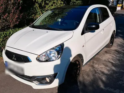Gebraucht Mitsubishi Space Star 80 PS (58 kW) 2018 Weiß Kleinwagen