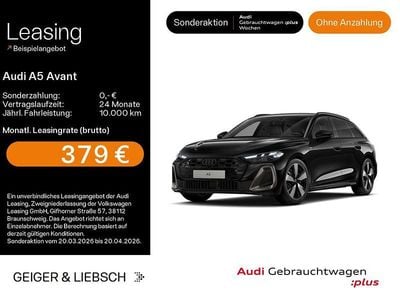 Gebraucht Audi A5 Edition .1 204 PS (150 kW) 2025 Mythosschwarz metallic Kombi