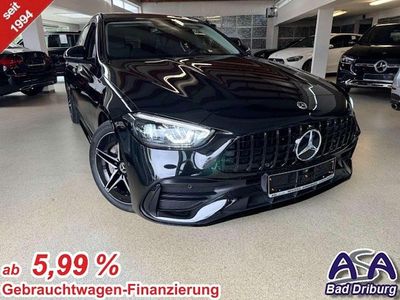 Gebraucht Mercedes C220 AMG 200 PS (147 kW) 2025 Obsidianschwarz Kombi