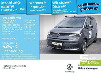 Usata VW California Beach 204 CV (150 kW) 2026 Grigio Furgone