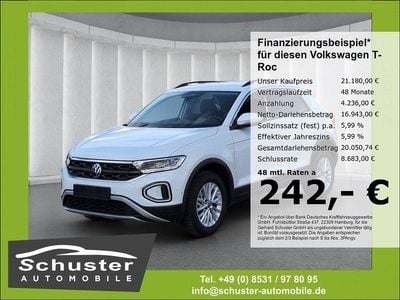 Gebraucht VW T-Roc Life 116 PS (85 kW) 2024 Weiss SUV