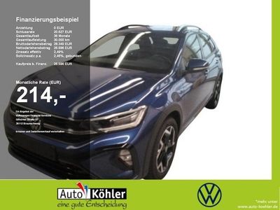 Gebraucht VW Taigo R-line 116 PS (85 kW) 2025 Blau SUV