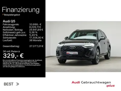Gebraucht Audi Q5 Business 204 PS (150 kW) 2022 Mythosschwarz metallic (metallic) SUV