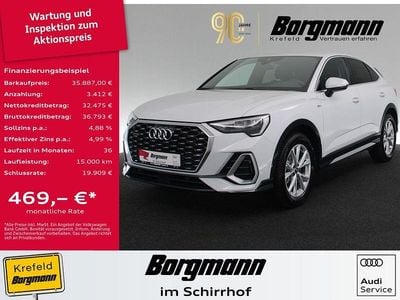 Gebraucht Audi Q3 Sportback S-Line 190 PS (139 kW) 2023 Weiss / gletscherweiss SUV