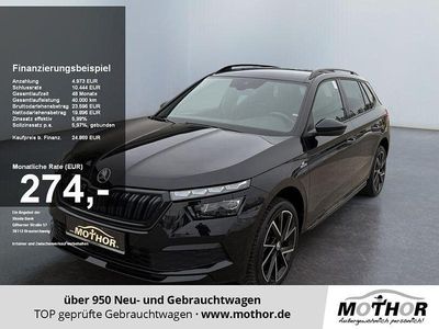 Usata Skoda Kamiq Monte Carlo 95 CV (69 kW) 2023 Nero SUV