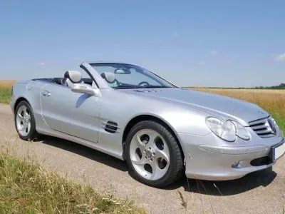 Gebraucht Mercedes SL500 Edition 306 PS (225 kW) 2005 Silber Cabrio