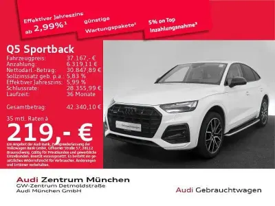 Gebraucht Audi Q5 Sportback Advanced 204 PS (150 kW) 2023 Weiß SUV