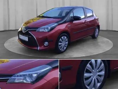 Gebraucht Toyota Yaris Hybrid Style 75 PS (55 kW) 2016 Schwarz Limousine