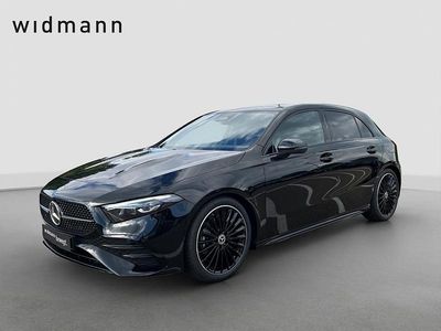 Metalliclack kosmosschwarz Gebraucht 2025 Mercedes A180 AMG Limousine | 34.970 € (Etwas zu teuer)