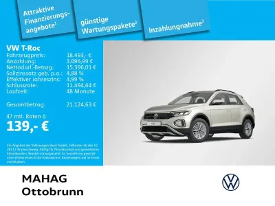 Gebraucht VW T-Roc Life 110 PS (80 kW) 2023 Grau SUV
