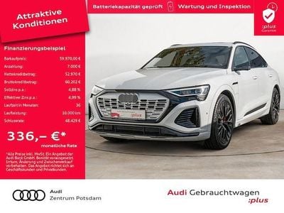 Gletscherweiß metallic Gebraucht 2024 Audi Q8 Sportback e-tron S-Line SUV | 59.970 € (Fairer Preis)