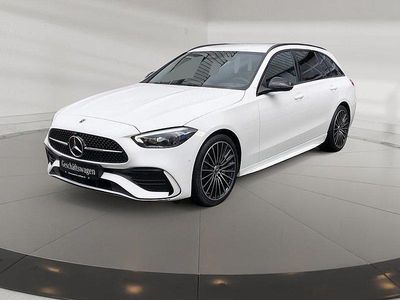 Gebraucht Mercedes C200 AMG line 204 PS (150 kW) 2025 Weiss unilack polarweiss Kombi