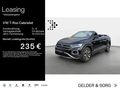 Gebraucht VW T-Roc Cabriolet Goal 116 PS (85 kW) 2025 Schwarz Cabrio