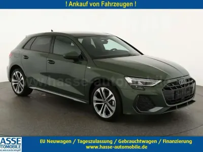 Neu Audi A3 S-Line 150 PS (110 kW) 2026 Distrikt grün metall Limousine